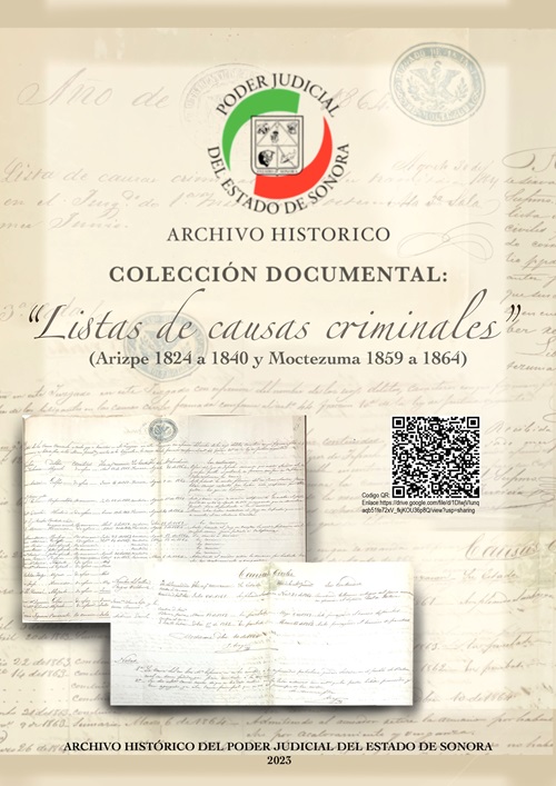 Causas Criminales de Arizpe y Moctezuma